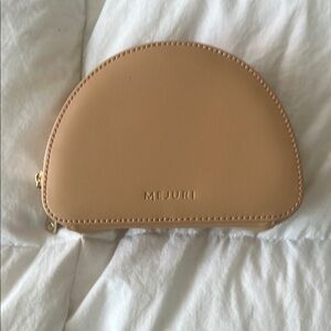 Mejuri Tan Leather Pouch